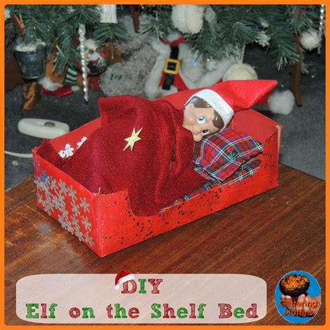 Diy Elf On The Shelf Bed Glittering Muffins Elf Fun Elf On The