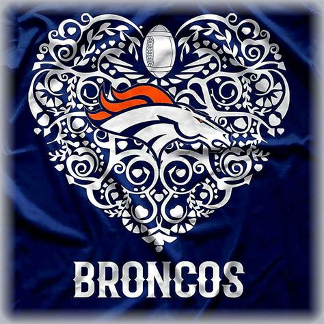 Heart Broncos | Broncos, Denver broncos, Denver broncos tattoo