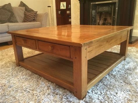 Why the travertine furniture is precious9 1. 4 Drawer Solid Oak Square Wentworth Coffee Table | in East ...
