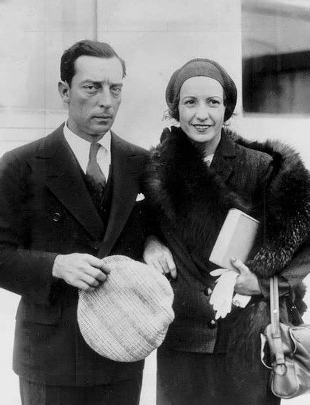 Buster Keaton With Wife Natalie Talmadge 1930