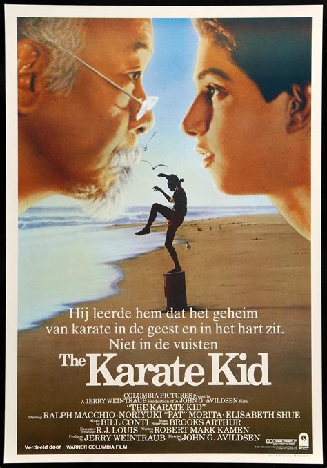 The Karate Kid 1984 Original Belgian Movie Poster Original Film Art