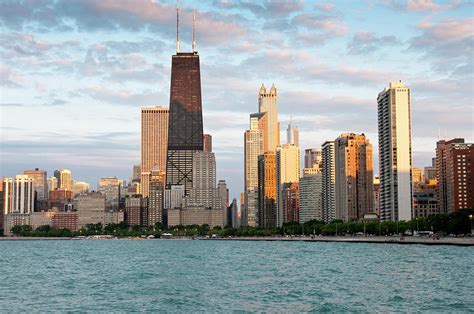 Chicago Skyline From North Avenue Beach Photograph By Alan Klehr Fine