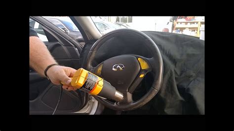 There's wheel repair shops that can repair and paint match, around here it would probably be like. Steering Wheel Repair Preview - YouTube