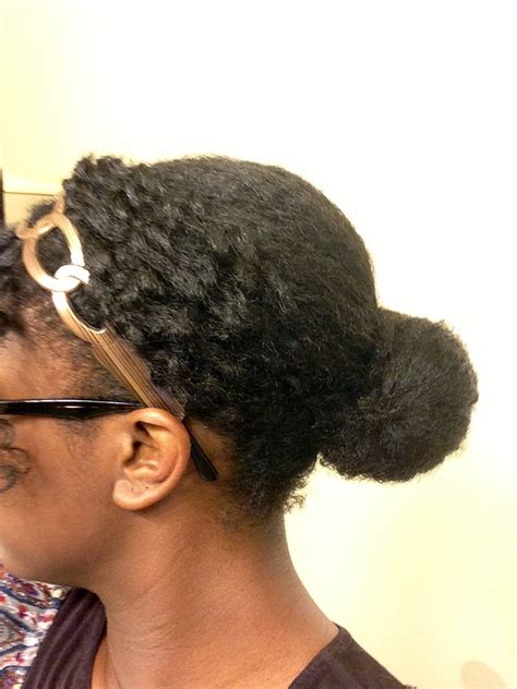 Style Points Simple Flat Twist Out Bun Tips Hairstyle