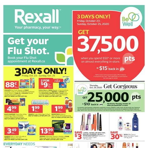 Rexall Weekly Flyer Weekly Oct 23 29