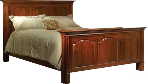 Deluxe Marcelle Raised Panel Bed From Dutchcrafters Amish Furniture