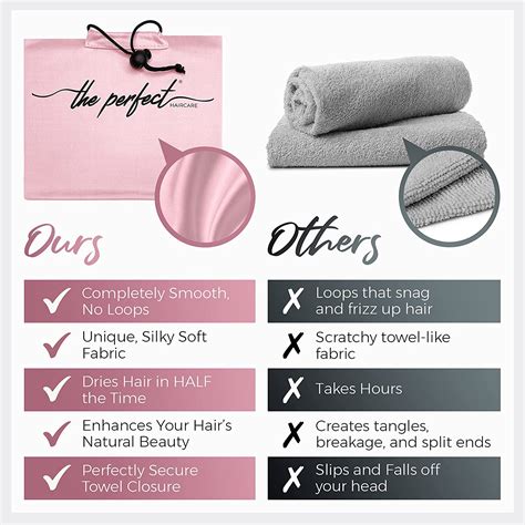Buy The Perfect Haircare Hair Towel And Curl Scrunching Towel Set For
