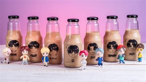 Watch the video for coffee from bts's o!rul8,2? Purple 7 Cafe PH BTS-Inspired Bottled Coffee