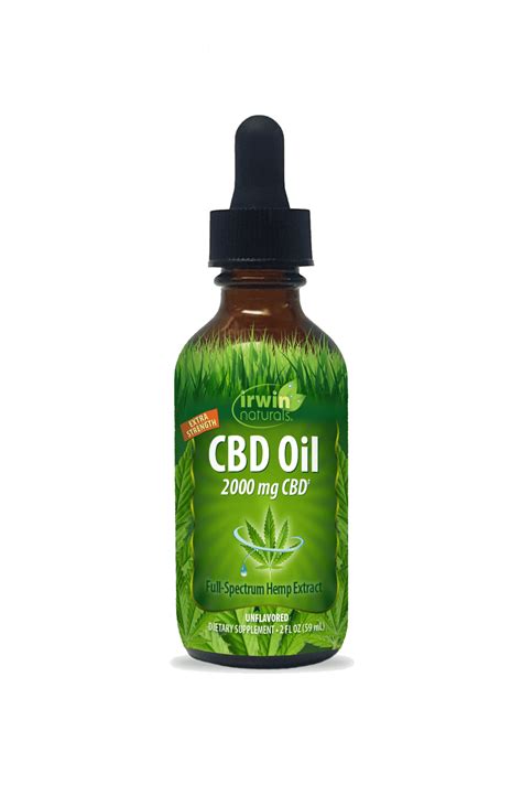 Irwin Naturals Cbd Oil 2000 Mg From Full Spectrum Hemp Extract By Irwin Naturals