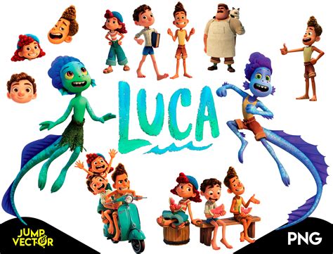 Luca Png Bundle Clipart Instant Download High Resolution Etsy