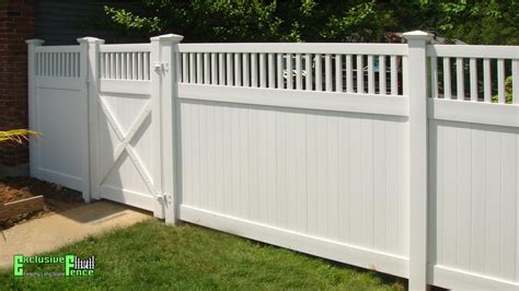 The bufftech allegheny fence panels are made of virgin polyethylene plastic and does not use recycled. Pin by Misha Hall on Backyard | White vinyl fence, Fence ...