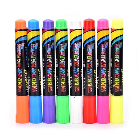 Brand 1pc Highlighter Fluorescent Liquid Chalk Marker Pen For Led