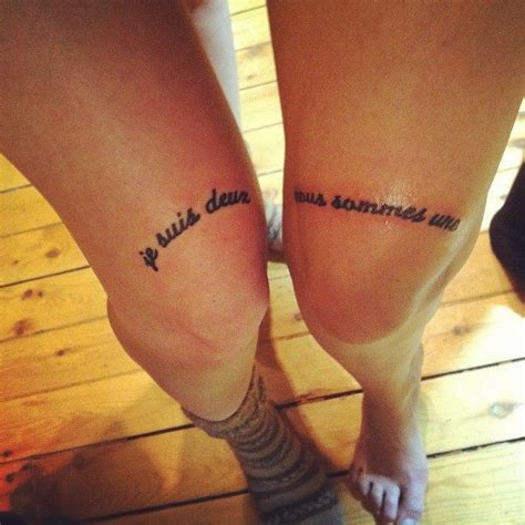 Me And My Twins Tattoo Je Suis Deux Nous Sommes Une Twin Tattoos