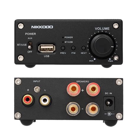 NIKKODO Digital Audio Power Amplifier Bluetooth 4 0 Mini HiFi Audio