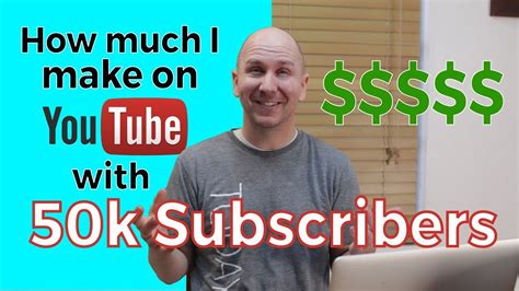 How Much Money I Earn From Youtube With 50k Subs Youtube