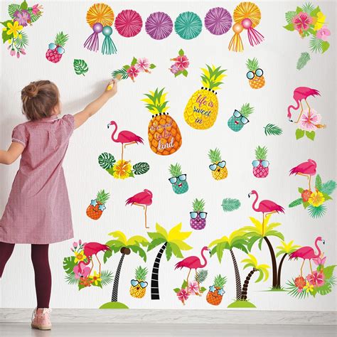 Buy 61 Pcs Simply Boho Tropical Colorful Stylish Classroom Bulletin