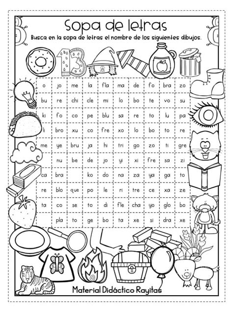 Sopa De Letras Silabas Trabadas Todo Para Tu Clase Silabas Trabadas