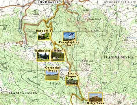 Mape Sokobanje Sokobanja 💚 Zeleno Srce Srbije