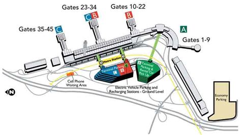 Guía De Estacionamiento En El Aeropuerto Nacional Ronald Reagan De