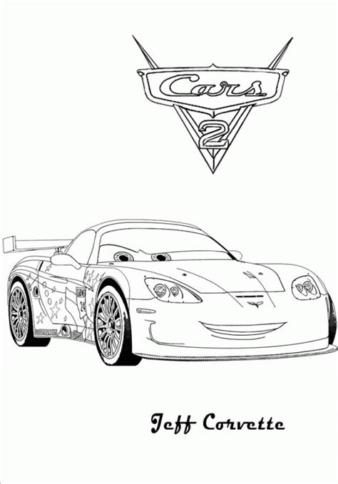 Cars lightning mcqueen wins piston cup coloring page you can read more info on lightning mcqueen sally and tow mater here. cars-2-jeff-corvette-printable-coloring-page ...