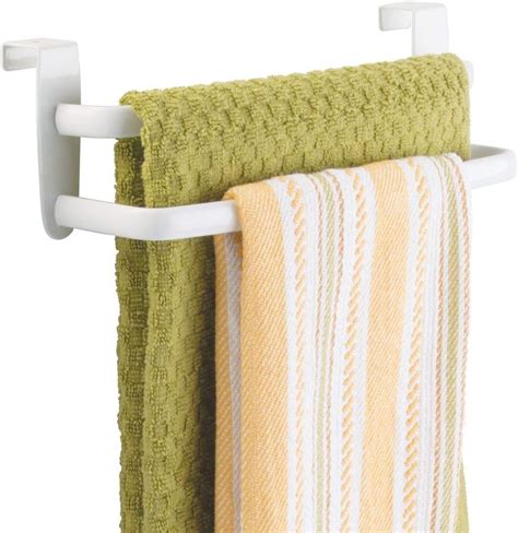 Mdesign Tea Towel Holder Over Door Towel Rail With No Drilling