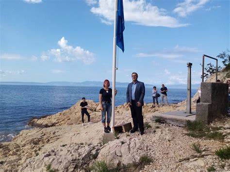Podignuta Plava zastava u Svežnju | Općina Kostrena