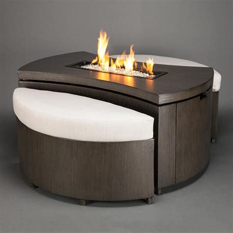 Spark screen cast iron removable mesh copper paint. Agio Lake House Rectangular Gas Fire Pit | Fire pit, Gas ...