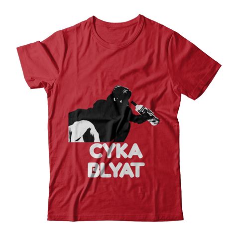 Cyka Blyat Boggster Ruski T Shirt Gildan Short Sleeve Tee Represent