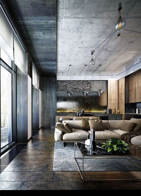 See more ideas about apartment decor, home decor, bedroom decor. Industrial Style - 3 Modern Bachelor Apartment Design ...