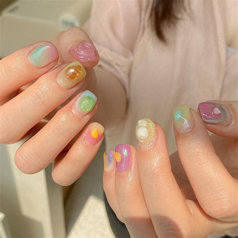 Candy Inspired Nail Art Designs With 3d Jelly Effect Popular In Korea And Japan Girlstyle Singapore