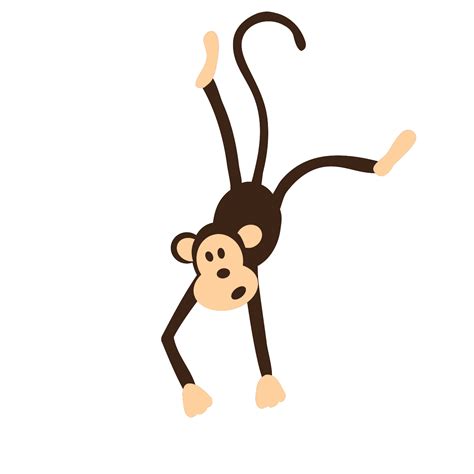 Hanging Monkey Clip Art At Vector Clip Art Online Royalty