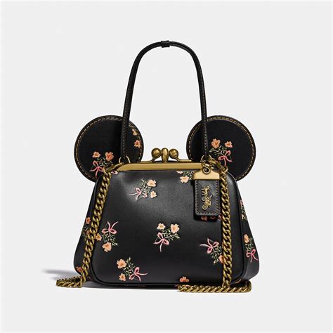 Disney X Coach Minnie Mouse Kisslock Bag In 2020 Bags Coach Disney