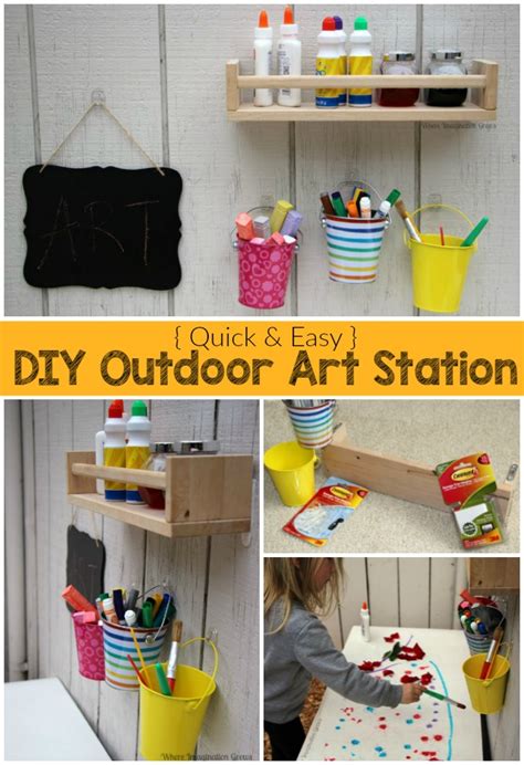 Take a peek at the life of the american g.i. Outdoor Creative Art Station for Kids - Where Imagination ...