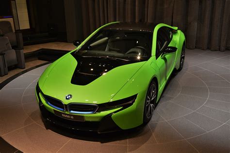 This is 1 of 2 mint green e9x m3's ever produced by bmw worldwide. BMW i8 in Neon Green