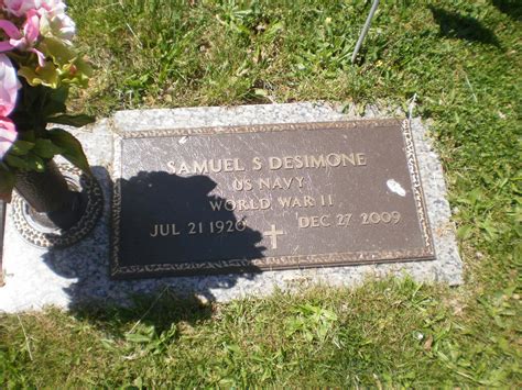 Samuel Salvatore Desimone 1920 2009 Find A Grave Memorial