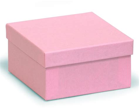 The perfect gift for any occasion. Square (deeper) recycled kraft pink box 89 x 89 x 51mm ...