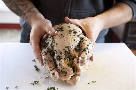 Meanwhile, toss the zucchini, cherry tomatoes and garlic in the remaining oil and herb mixture. How to Cook a Whole Chicken in 2020 | Stuffed whole ...