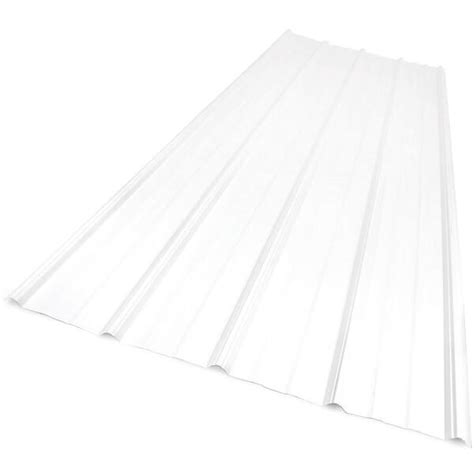 Sunsky 6 Ft Polycarbonate Roof Panel In White Opal 174059 The Home Depot