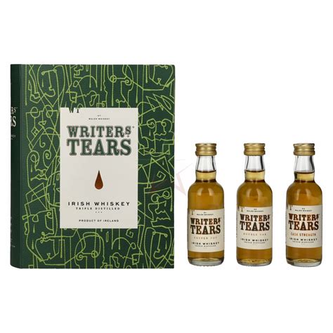 Writers Tears Irish Whiskey Triple Distilled Book Set Miniset Spir