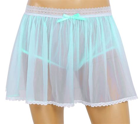 Sissy Skirt Satin And Lace Sissy Lux