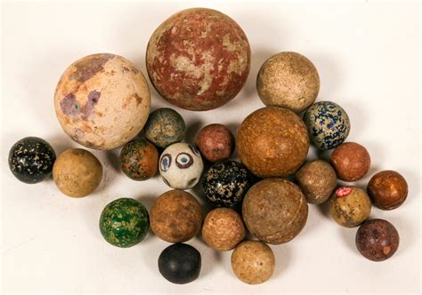 Antique Clay Marbles 114944 Holabird Western Americana Collections