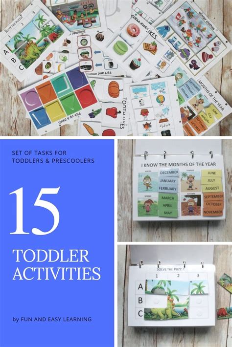 busy book printable toddler learning binder toddler activities etsy