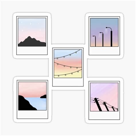 See photos, profile pictures and albums from aesthetic logo. "Pack of polaroid aesthetic photos" Sticker by Pastel ...