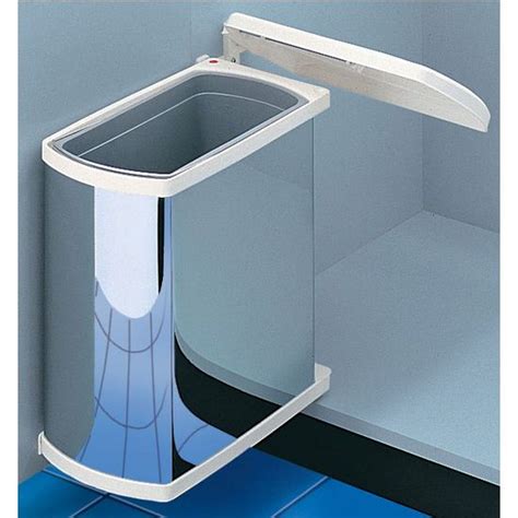 The foot press opener makes it easy to. Waste Bin. . | Hafele, Trash can cabinet, Kitchen and bath