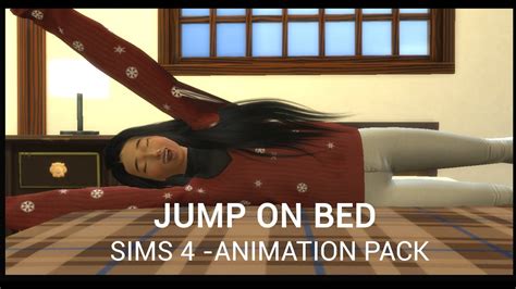 Sims 4 Jump On Bed Animation Pack Cozy Happy Anime Cartoon