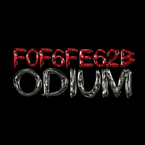 odium single by f0f6fe62b spotify