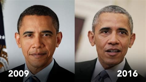 Watch How The Presidency Aged Obama