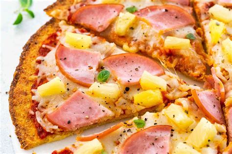 Hawaiian Pizza With Cauliflower Crust Recipe