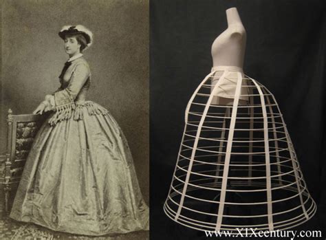 Crinoline Hoop Skirt Of 1850s 1870