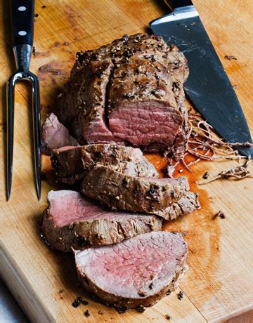 Beef tenderloin, or châteaubriand, is a tasty cut of meat with one of the thickest cuts of beef, prepared by only the finest chefs, regularly by french chefs. Balsamic Roasted Beef Recipe - Ina Garten's Recipe for ...
